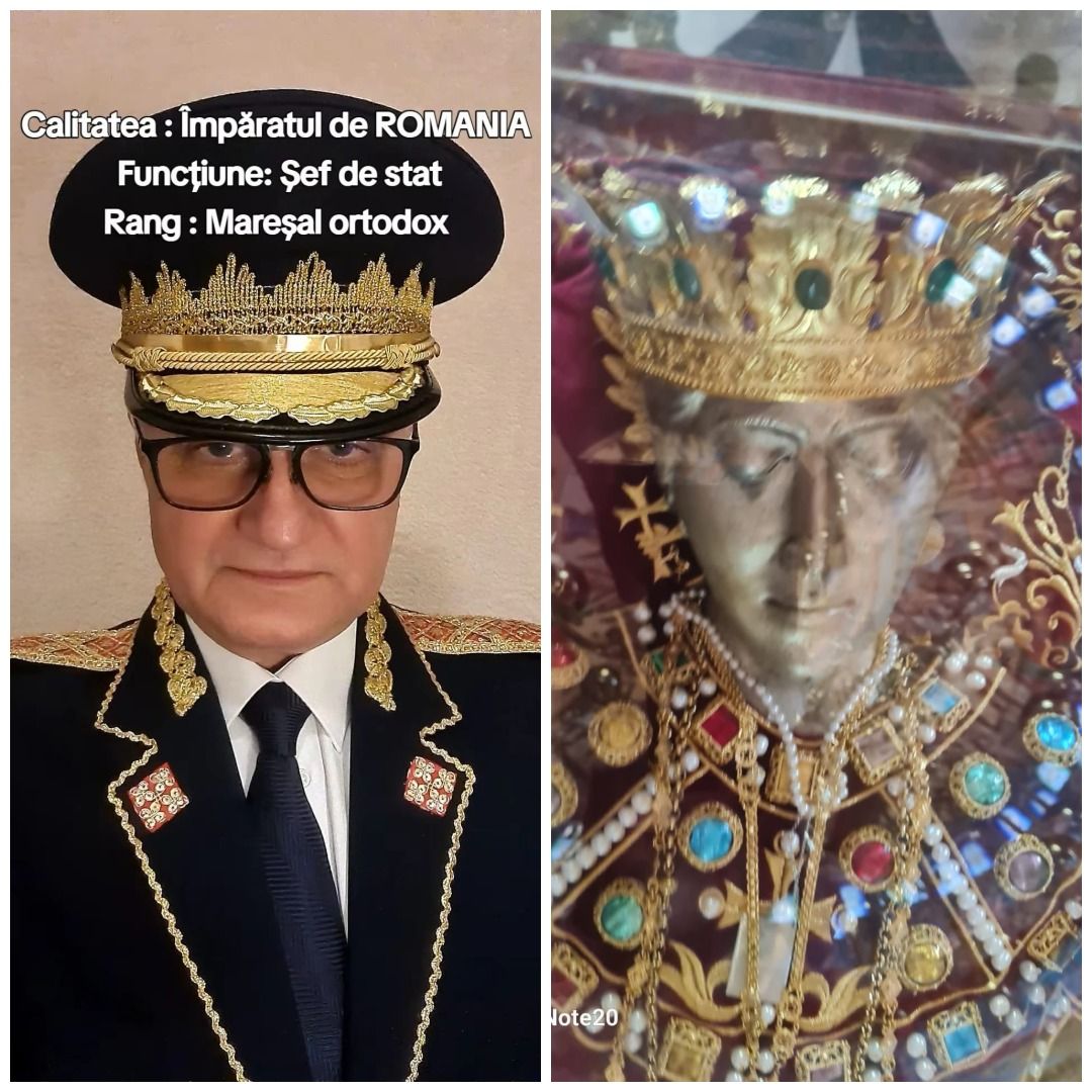FOTO : Imparatul Constantin Intai Valahul si Imparateasa Sf. Elena 
